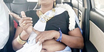 Indian Bhabhi Car Sex. Telugu Bhabi Car Long Drive for Fucking with Stepson