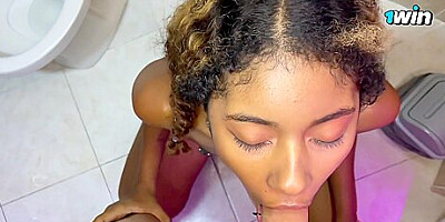 Fucking In Hidden With The Bartender In My Work Bathroom Until We Cum-angelika Suarez