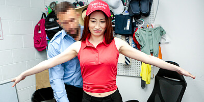 Young beauty Ava Davis gets punished with a hard dick