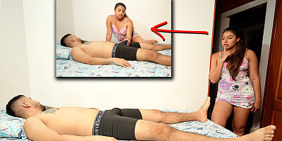 My HORNY STEPSISTER comes into my room because she wants CUM in her PUSSY!