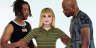 Alluring Slim's small tits video