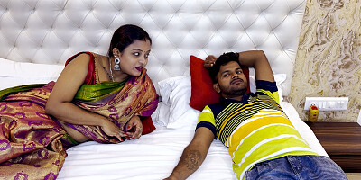 Bhabhi is teaching sex to her stepbrother