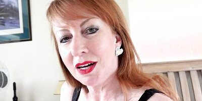Aunt Judy's - Your Busty Mature Landlady Mrs. Red Bends Over for You (POV Experience)
