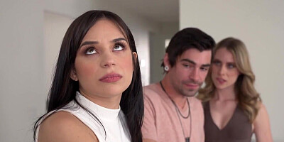 Tight stepmom makes tighter GF kind of jealous here