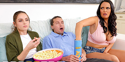 BRAZZERS - Sofi Ryan Gives Jay A Handjob While His Gf Is Distracted Then Move In The Kitchen For A Nice Fuck