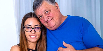 Claudia Colt's natural tits dirt by Beauty and the Senior