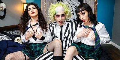 Flawless Anna Starr and Nikki Slick - skinny action - Step Siblings