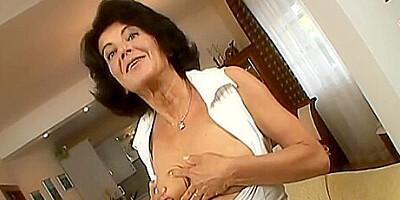 Beautiful Skinny Brunete Pov Granny