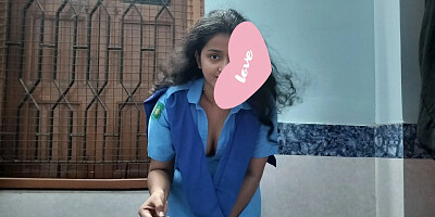 18+ School Girl Shraddha First time ANAL Sex and Loud Moaning