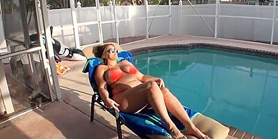 Katie Cummings Fucks The Pool Boy