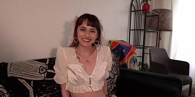 Adorable teen starlet Lana Smalls in a point of view vid