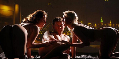 Lovita Fate and Antonia Sainz's ffm video by Sinful XXX