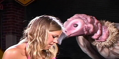 Two glamorous blondes play with a myriad of sex toys