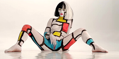 Body Paint Photo Shoot And I End Up Fucking The Photographer