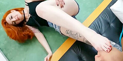 My Two Slaves Have The Chance To Lick My Feet