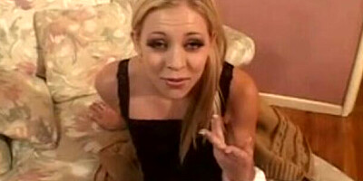 Winning Johnny Thrust and Leah Luv at handjob action