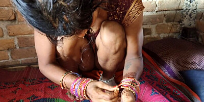 Indian Desi Bhabhi Fucked Hard by Her husband First Time