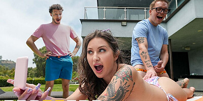 BRAZZERS - After Joshua's Mess, Apollo Tries To Retain The Moral High Ground & Fucks His Hot Neighbor Bella Blu