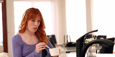 Redheaded stepsister is going to get her vagina stretched