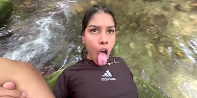 I Masturbate While An Unknown Latina Girl Watches Me And I End Up Fucking Her Very Hard Until She Gives A Big Squirt