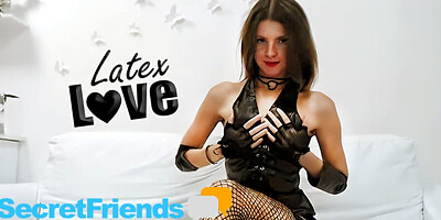 Latex Lover Gina Gerson Puts on a Strap-on by SecretFriends