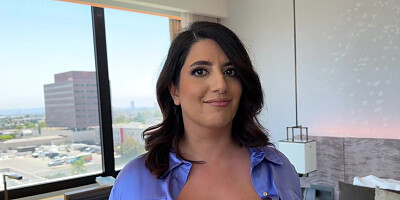 Big boobs blue blouse brunette banged brutally