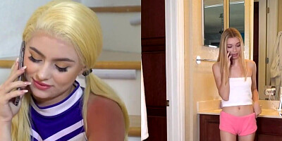 Blondes with hot bodies banging and getting off too