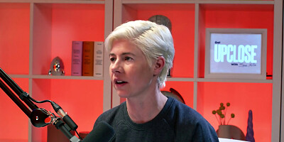 Horny blonde Kenzie Taylor is playing with her pussy