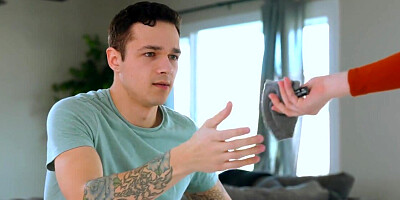 Mommy seduces stepson with her tight nudist booty