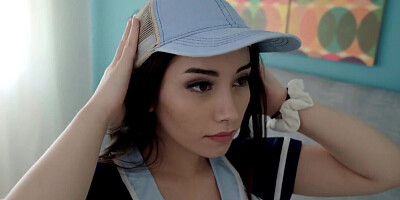 Home run of a hard fuck with a slutty stepsister in POV