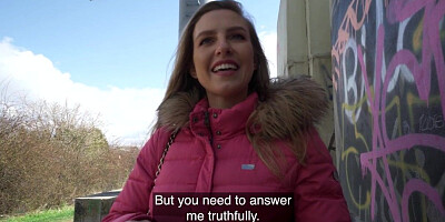 Picked up stunning babe banged for extra cash in POV