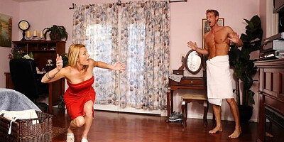 Cunning Brenda James at big cock clip