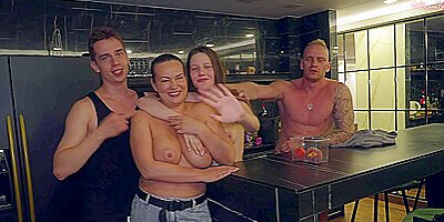 Backstage! Crazy Hardcore Fucking! The Girl Fucked The Milfs Mouth With Her Feet! Squirt! Spanking!