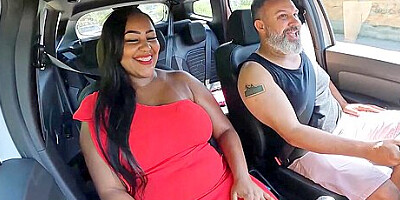 Carona Em Salvador Ba Com Uma Cavalona, Peituda E Rabuda - May Silva 22 Min