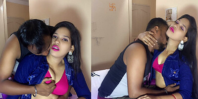 When I masturbation in my bed room, my Indian stepsister see me . and she soport me I fuck