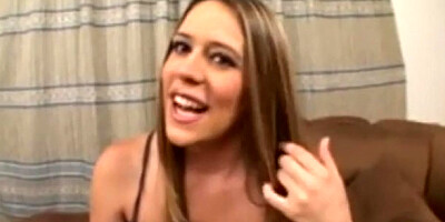 Cheerful hoochie at bj action