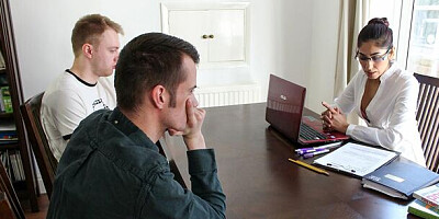 Lovely Sahara Knite at blowjob clip