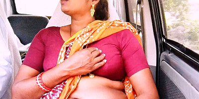 Car Sex.desi Stepmom and Stepson Long Drive for Fucking. Telugu Dirty Talks.