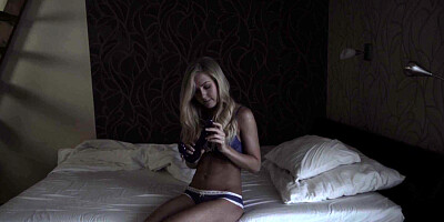 Young babes Candy Sweet and Sicilia play with dildos