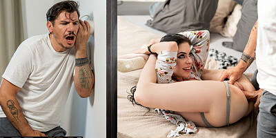 DADDY4K. Mature man showed rough anal fuck workshop, Anna De Ville gave him the deepest blowjob ever