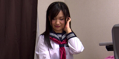 Solo masturbation in the shower by Japanese girl Shizuku Hatano