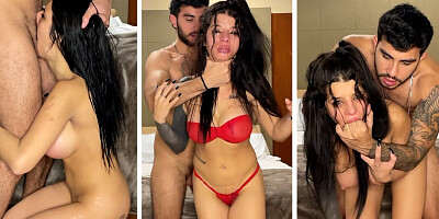 Fuck me Hard like you hate me, Daddy! Submissive Little Slut gets Punished, Pissed on, Humiliated and Filled with Cum!