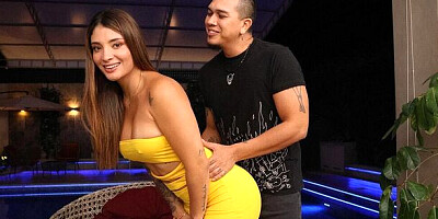 Salome Gil's long legs scene by Sexmex