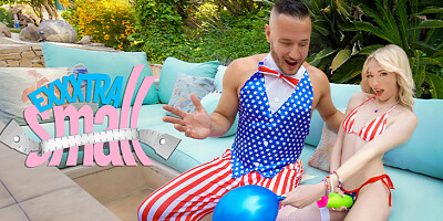 Cecelia Taylor & Danny Mountain in Patriotic Pussy Pounding - ExxxtraSmall