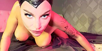 Maleficent Monika Foxxx Conjured With A Staff Fucking Ass Big Dildos For Hard Anal