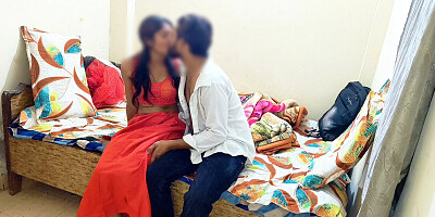 INDIAN BAHU GET FUCKED IN HER TIGHT PUSSY BY DEVER JI DURING HUSBAND JOB TIME(HINDI AUDIO)