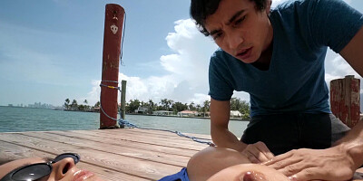 Perfect Latina Katana Kombat and passionate sex