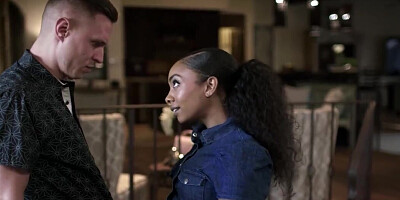 Black housemaid Cali Caliente can do anything for that cock