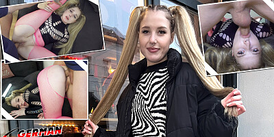 German Scout Anal Casting Crystal White