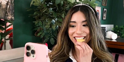 Cute schoolgirl has to pay back for her stepmom's new gift